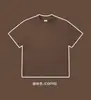 Camiseta de Manga Corta de Cuello Alto Estilo Ba para Hombre, Verano, Hombros Caídos, Holgada, Casual, Ins, Top Versátil, Personalizable