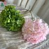 Hortensia Grande Recubierta Tallo Único Hortensia Arco de Boda Decoración Ramo Flor de Seda Pared de Flores Fondo Arreglo Floral Flor Artificial