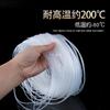 Tubo capilar de silicona transparente e inodoro, manguera transparente de 0,5 mm/1/2/3, funda protectora de silicona fina