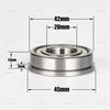 F6000 F6001 F6002 F6003 F6004 F6005 F6201Zzf6202-2Rs Rodamiento con Brida