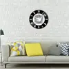 Reloj de pared de personalidad de moda moderno reloj de pared creativo para sala de estar reloj silencioso mesa colgante reloj de disco de metal una generación