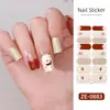 Fábrica de Origem Zhengxiang Filme Personalizado para Esmalte de Unha Adesivos de Unha Floco de Neve Boneco de Neve Árvore de Natal Adesivos de Arte para Unhas Oem