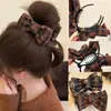 Grampo para Penteado de Coque Feminino 2025 Novo Rabo de Cavalo Alto Presilha de Cabelo com Laço Parte de Trás da Cabeça Acessório de Cabelo Grampo de Cabelo de Alta Qualidade