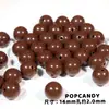 Cuentas Redondas Acrílicas de 14 mm Versátiles Coloridas Color Sólido No Descolorables DIY Cadena de Teléfono Móvil Dibujos Animados Colgante de Joyería