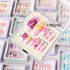 Nuevas Calcomanías de Uñas para Niños en Caja Dibujos Animados Lindas Parche Tridimensional para Arte de Uñas Corazón de Niña Herramientas para Arte de Uñas