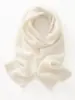 Cachecol de Lã Escovada com Design Único para Mulheres, Outono e Inverno Versátil Grosso Quente Longo Macio Amigo da Pele Estilo Preguiçoso Aquecedor de Pescoço
