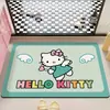 Alfombra de Piso de Barro Diatómico de Anime de Dibujos Animados para el Hogar, Entrada de Baño, Alfombra Absorbente de Agua, Fácil de Limpiar, Alfombra de Piso de Baño, Dropshipping