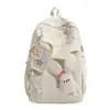 Mochila estilo universitario para estudiantes de secundaria y preparatoria, gran capacidad, diseño elegante, ligera, correas anchas para los hombros, mochila para mujer