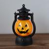 Lanterna Pequena de Halloween Lâmpada a Querosene Retrô Adereços de Decoração para Atmosfera Festiva Lanterna de Abóbora Lanterna Pequena LED Lanterna de Vento