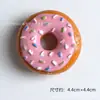 Simulación Comida Gourmet Pan Donut Té de la Tarde Resina Refrigerador Imán Estéreo Decoraciones Creativas para el Hogar