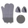 Luvas de silicone isolantes térmicas Amazon adequadas para cozinha doméstica, luvas resistentes a alta temperatura para forno de micro-ondas, luvas de cozimento