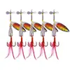 Comércio Exterior Mais Vendido Metal Rotativo Lantejoula Isca 9.5Cm8.7G Submersível Longo Alcance Isca Falsa Lantejoula Atacado