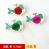 Palitos de Guarda-chuva Pequenos, Palitos de Frutas, Palitos de Guarda-chuva para Decoração de Coquetéis, Guarda-chuvas de Palito, Palitos de Guarda-chuva para Bolo Pequenos, Decoração de Prato de Frutas
