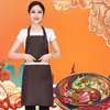 Delantal para invitados de restaurante de hot pot impresión de logotipo restaurante de barbacoa restaurante Haidilao delantal para invitados