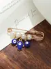 Broche de Moda Olhos Azuis Pinos Estilo Étnico Broche Pequeno Fofo Exquisito Broche Olho do Diabo Pinos de Gola para Mulheres