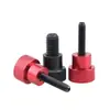 Tornillos de Cabeza Alta Moleteados de Aleación de Aluminio, Tornillos de Apriete Manual, Mangos de Herramienta de Inspección Moleteados con Patrón de Malla, Tornillos de Ajuste, Tornillos M4 M6
