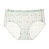 Ropa Interior Sin Costuras, Seda de Hielo, Cintura Media Estampada, Entrepierna de Ácido Poliláctico Antibacteriano, Agradable al Tacto, Calzones Transpirables para Niñas