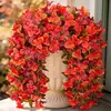 Colgante de Pared de Buganvilia de Otoño de Amazon Transfronterizo Planta de Simulación de Pesca Flor Artificial Decoración Interior y Exterior Paisajismo de Hotel