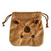 Adorable Peluche de Capibara Bolsillo con Cordón Lavable Papelería de Capibara Cibernético Bolsa de Almacenamiento Portátil de Gran Capacidad