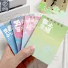 Lindo Cuaderno Grueso de Dibujos Animados, Mini A7 con Gradiente, Tapa abatible, Hojas sueltas, Cómodo de sostener, Desmontable