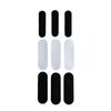 Pegatinas Reflectantes Retro Plateado Negro Casco de Motocicleta Bicicleta Scooter Cochecito Advertencia Nocturna Pegatinas Reflectantes