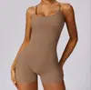Ropa Deportiva de Verano de una Pieza con Tirantes Cruzados Europea y Americana Hecha a Medida para Fitness, Trasero de Melocotón, Mono Deportivo Delgado de Secado Rápido, Ropa de Yoga