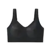 Sujetador push-up con encaje jacquard 3D, transpirable, sin varillas, con copas fijas anti-caída para mujer, para recoger los laterales del pecho