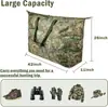 Bolsa de Almacenamiento para Suministros de Caza y Camping al Aire Libre Personalizada de Fábrica, Bolsa Tote de Gran Capacidad Camuflaje Jungla