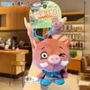 Auténtico Colgante Llavero Set de Pequeño Monstruo Nariz Pequeña de la Montaña Langlang Mini Audífono Correa para Teléfono Encanto para Bolsa