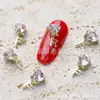 Arte de Uñas Nueva Belleza Chica estrella y luna varita mágica circón corazón bastón Color estrella y luna joyería metálica