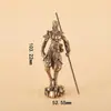 Adornos de Escritorio de Mono Rey del Infierno de Latón Lucha contra Buda Artesanías de Tallado en Bronce Adornos Mono Cielo Gran Sabio Adornos de Mano