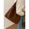 Bolsa Vintage de Alta Qualidade e Alta Capacidade para Deslocamento Diário Feminina 2023 Nova Bolsa Tote Fosca Bolsa Simples de Ombro Axilar
