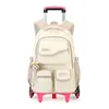 Mochila con Ruedas para Escuela Primaria Natural Fish, Gran Capacidad, para Niños y Niñas de Tercero a Sexto Grado, Suministrada Directamente por el Fabricante