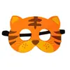Máscaras de Ojos Decorativas Navideñas y de Halloween para Niños en Stock Transfronterizas, Máscaras de Tela No Tejida de Fieltro, Estilos Creativos de Animales