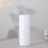 Taza Sublimación Transfronteriza de 20 oz Recta con Popote Termo de Acero Inoxidable 304 con Tapa de Asa para Coche Portátil DIY