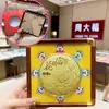 Ouro Puro 999 Ouro Bolo Princesa Por Favor Fique Rico Flocos de Ouro Criativo Desktop Casa Mesa Decorações Presente de Inauguração Atacado