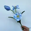 Tulipa flor artificial decoração de casa tecido de seda flor de simulação simulação de foto fabricantes de flores artificiais atacado flores para segurar em casamentos