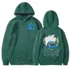 Suéter de estilo europeo y americano nuevo 2024 para hombres y mujeres con estampado de anime retro, sudadera oscura con capucha para hombres y mujeres