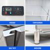 Banco de trabajo refrigerado Comercial Tienda de té de leche Congelador Cocina Congelador Banco de trabajo de acero inoxidable Refrigerador Conservación a doble temperatura