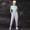 Conjunto de Calças Internas 2024 Casual Urbano Jogger Moda Color-Blocking Secagem Rápida Cor Sólida Conjunto Versátil Leve Verão