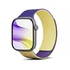 Adecuado para Apple Watch Apple Iwatch10/11 Correa de Silicona de Color Contrastante con Patrón de Grano Ultra4 Magnética S12