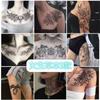 Tatuaje Adhesivo Temporal de Jugo de Mariposa Anillo de Brazo Anillo de Muslo Imagen Grande Impermeable Larga Duración No Reflectante Adhesivo Femenino