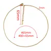 Corrente Circular de Aço Inoxidável, Cor Dourada - Corrente Extensora de Pulseira Conservadora de Cor, Corrente de Cauda de Colar, Acessórios para Joias DIY Feitos à Mão Venda por Atacado