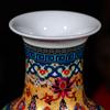 Jingdezhen Cerámica Jarrón Grande de Pie para Piso Arreglo Floral Estilo Europeo Simple Sala de Estar Decoración Moderna Simple Artesanía Adornos