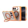 Funda de Teléfono Star Shield con Soporte Giratorio para Apple 18Duo Superventas Color Translúcido con Sensación de Piel Plegable Izquierda y Derecha Rojo Cereza