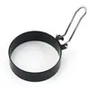 Venta al por mayor de fábrica molde redondo para tortilla omelette anillo de acero inoxidable recubrimiento antiadherente herramientas para hornear molde para pastel de carne