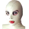 Máscara de Látex Branca Adereço de Cabeça de Látex para Halloween Brinquedos Sexuais para Adultos Produtos para Adultos Adereço de Cabeça para Role-Playing