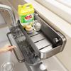 Estante de Almacenamiento para Cocina para Paños, Estante Escurridor con Ventosa, Portadetergente de Pared sin Taladro para Grifo y Fregadero