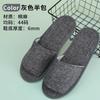 Pantuflas Desechables de Lino Medio Paquete para Verano Hogar Hospitalidad Hotel Especial Transpirables Viaje Lino Suela Antideslizante