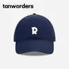Gorra de Béisbol Bordada con Letra R Estilo Coreano para Mujer, Circunferencia de Cabeza Grande, Hace que la Cara Parezca Más Pequeña, Versátil Casual Protección Solar Sombrero para el Sol
